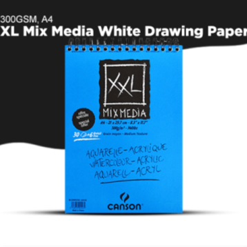 Canson® XL® Mix Media Drawing Paper 30 Sheets – 300Gsm