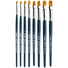 Giotto /KEEP SMILING Flat Taklon Paint Brushes