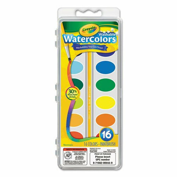 Crayola Washable Watercolors 16 Colors