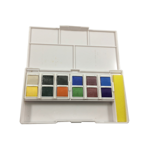 The Color Company Water Color Half Pans-Set of 12, 24, 36